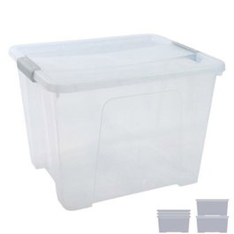 Archivo 2000 Caja de Almacenaje 32L con Tapa Transparente