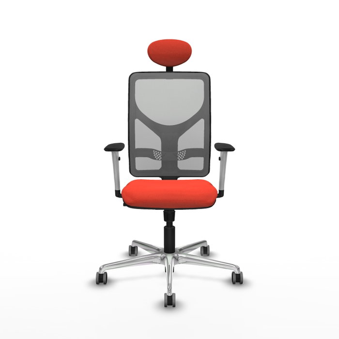PIQUERAS Y CRESPO Silla de oficina Motilla con mecanismo Sincro, Naranja oscuro y Gris PIQUERAS Y CRESPO Silla de oficina Motilla con mecanismo Sincro, Naranja oscuro y Gris