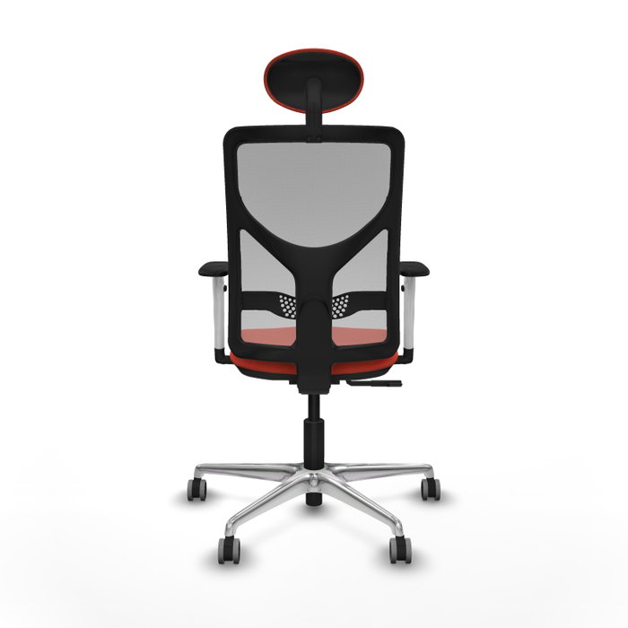 PIQUERAS Y CRESPO Silla de oficina Motilla con mecanismo Sincro, Naranja oscuro y Gris PIQUERAS Y CRESPO Silla de oficina Motilla con mecanismo Sincro, Naranja oscuro y Gris
