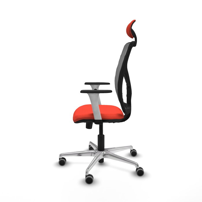 PIQUERAS Y CRESPO Silla de oficina Motilla con mecanismo Sincro, Naranja oscuro y Gris PIQUERAS Y CRESPO Silla de oficina Motilla con mecanismo Sincro, Naranja oscuro y Gris