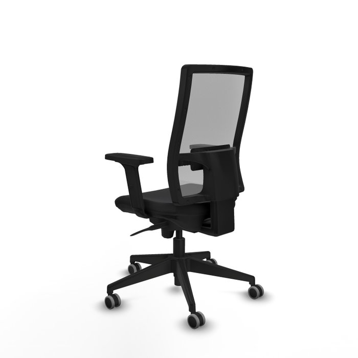 PIQUERAS Y CRESPO Silla de oficina Horna con mecanismo Sincro, Negro/Gris