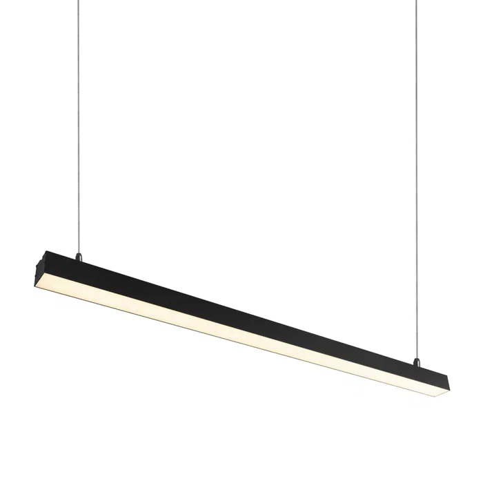 Philips Luminaria Lineal LED 2835 120Cm CCT (Tonalidad Luz Regulable) 40W 6000Lm IP40 Negro Superficie/Suspendida