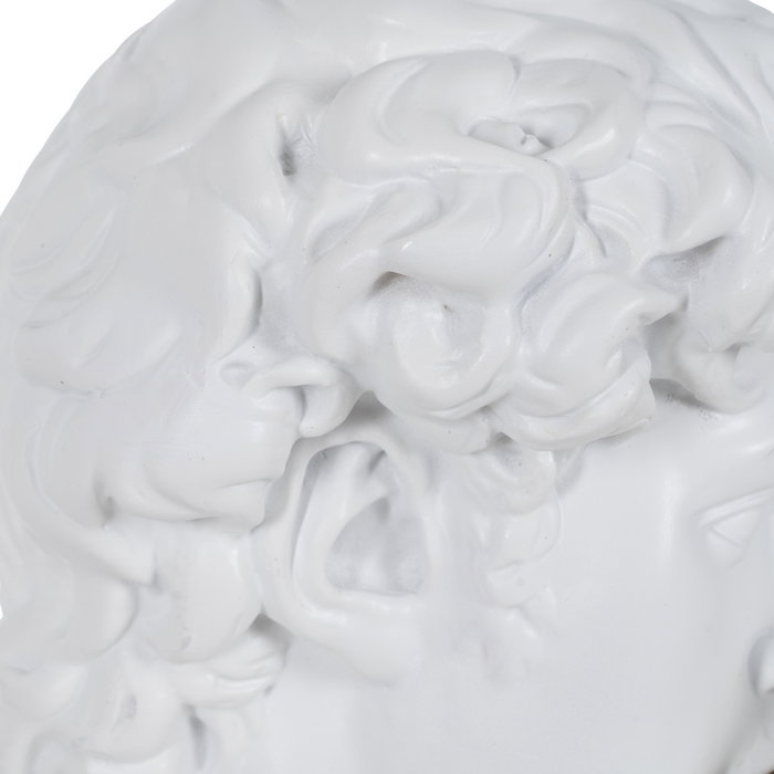 Lámpara Mesa David Blanco Resina 21 X 21 X 30 cm