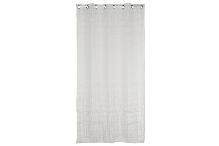 DKD Home Decor Cortina Niza Urban Beige Poliester Jacquard 260 x 140 cm (2 Unidades)