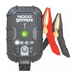 NOCO GENIUS1EU Cargador de Baterías Inteligente 1A para Baterías de Coche, Moto y Más
