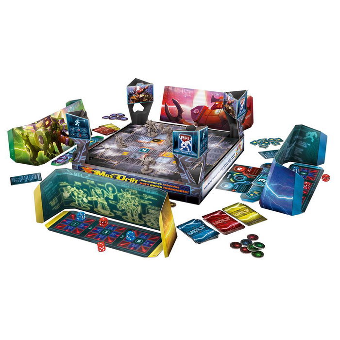 Heidelbär Games Volt | Juego de Mesa Estratégico de Robots | 2-4 Jugadores | Edad +10 | En Español