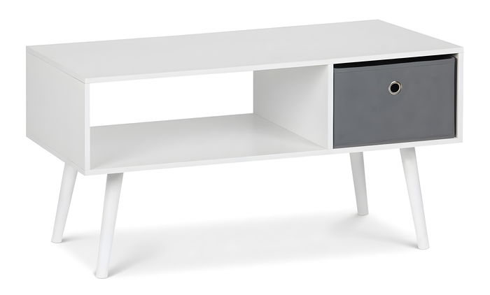 Inde Mesa Auxiliar de Centro con 1 Cajón, 90 x 48 x 47 cm, Nw Moblekit