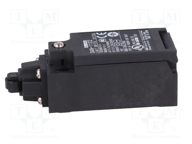 OMRON D4N-1132 Interruptor de fin de carrera con roldana de plástico de Ø9,5mm