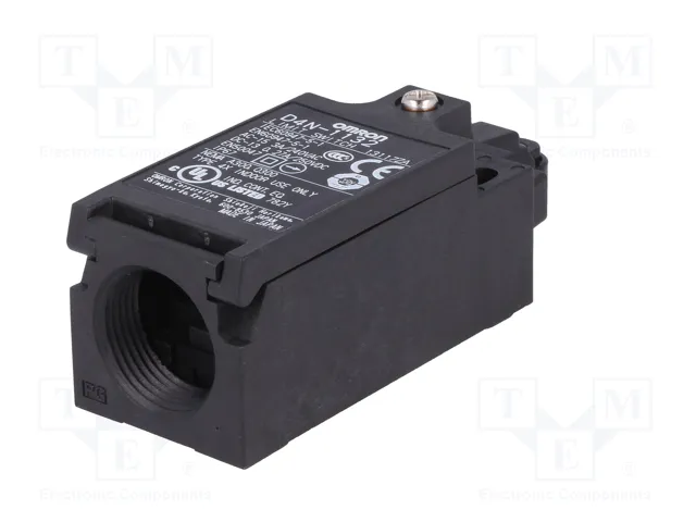 OMRON D4N-1132 Interruptor de fin de carrera con roldana de plástico de Ø9,5mm