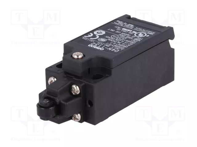 OMRON D4N-1132 Interruptor de fin de carrera con roldana de plástico de Ø9,5mm