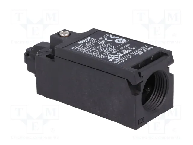 OMRON D4N-1132 Interruptor de fin de carrera con roldana de plástico de Ø9,5mm