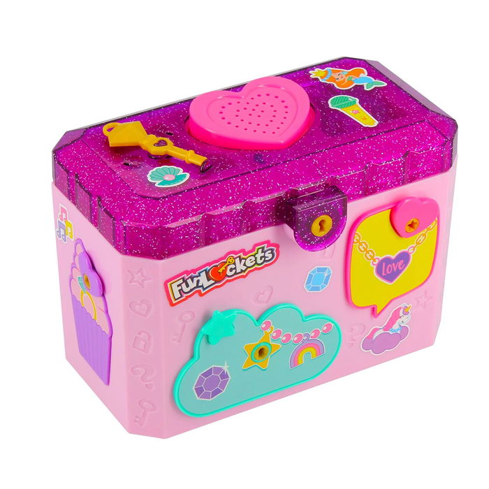 Diset Joyero Secreto con Grabadora de Mensajes 1121500143 para Niños con Compartimentos Secretos y Joyas