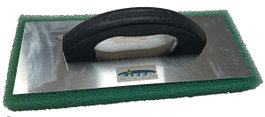 SIFER Talacha con Mango de Plástico y Esponja Verde MLS005C