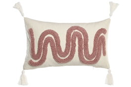 DKD Home Decor Cojin Urban 50 x 12 x 30 cm Poliester con Borlas (2 Unidades)