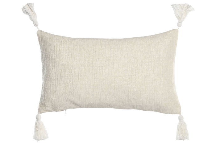 DKD Home Decor Cojin Urban 50 x 12 x 30 cm Poliester con Borlas (2 Unidades)