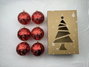 DKD Home Decor Set de 6 Bolas de Decoración Navideña en Rojo y Verde de 10 cm