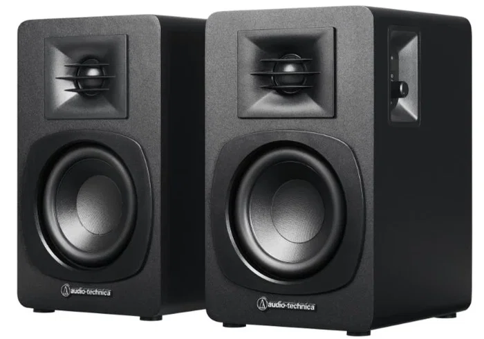 Audio-Technica AT-SP3X Altavoces Activos de Estantería 30W Bluetooth 5.3, 2 Vías, USB, Inalámbrico y Alámbrico, Color Negro Audio-Technica AT-SP3X Altavoces Activos de Estantería 30W Bluetooth 5.3, 2 Vías, USB, Inalámbrico y Alámbrico, Color Negro