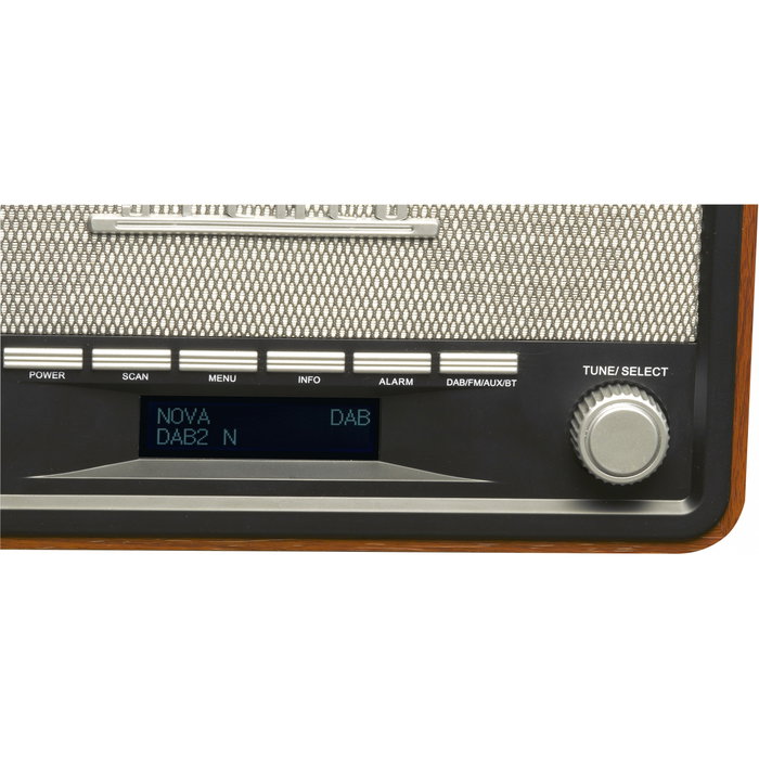 Denver DAB-18 Radio Portátil DAB+ FM con Bluetooth Pantalla LCD