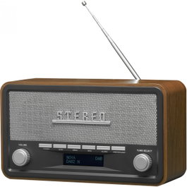 Denver DAB-18 Radio Portátil DAB+ FM con Bluetooth Pantalla LCD