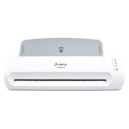 Olympia A 396 Plus Plastificadora A3 en frío/caliente de Plata / Negro / Blanco