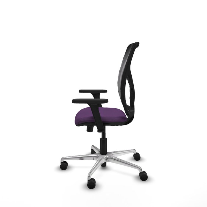 PIQUERAS Y CRESPO Silla de oficina Motilla con mecanismo Sincro/Traslack, morado y negro PIQUERAS Y CRESPO Silla de oficina Motilla con mecanismo Sincro/Traslack, morado y negro