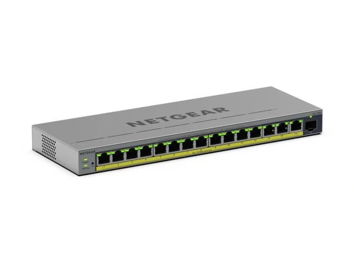 Netgear GS116EP Switch Gestionado L2/L3 con 16 Puertos Gigabit y 15 Puertos PoE+