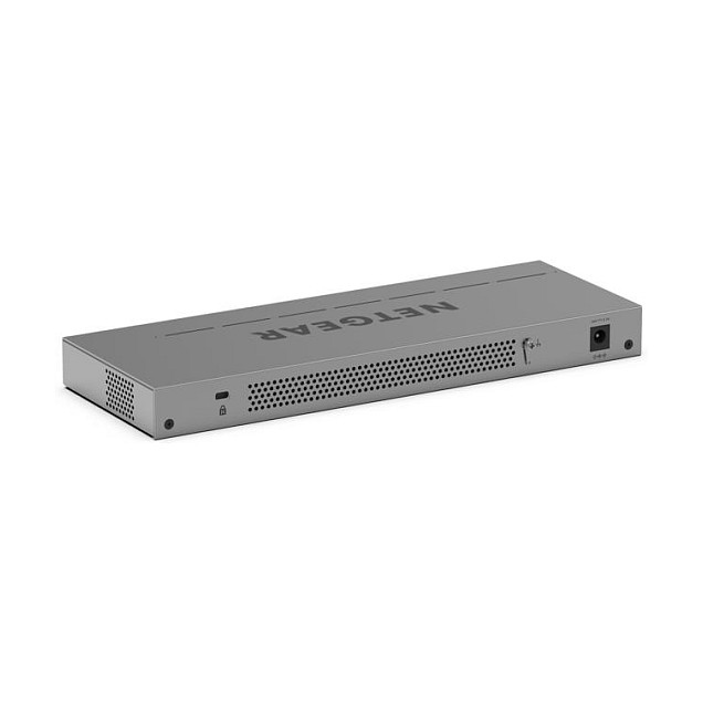 NETGEAR GS116EP Switch Gestionado L3 Smart 16 Puertos Gigabit (15 Puertos PoE+ 180W) Para Escritorio, 32 Gbit/s, Gris Metal