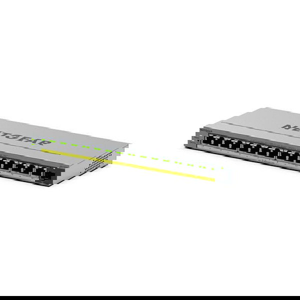 NETGEAR GS116EP Switch Gestionado L3 Smart 16 Puertos Gigabit (15 Puertos PoE+ 180W) Para Escritorio, 32 Gbit/s, Gris Metal