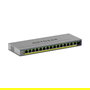 NETGEAR GS116EP Switch Gestionado L3 Smart 16 Puertos Gigabit (15 Puertos PoE+ 180W) Para Escritorio, 32 Gbit/s, Gris Metal