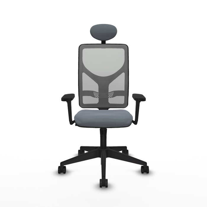 PIQUERAS Y CRESPO Silla de oficina Motilla Gris con Mecanismo Sincro PIQUERAS Y CRESPO Silla de oficina Motilla Gris con Mecanismo Sincro