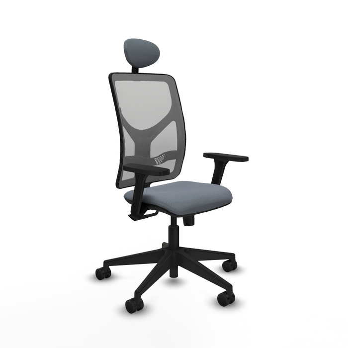 PIQUERAS Y CRESPO Silla de oficina Motilla Gris con Mecanismo Sincro PIQUERAS Y CRESPO Silla de oficina Motilla Gris con Mecanismo Sincro