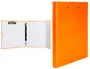 Liderpapel Carpeta de 4 anillas 25 mm Naranja con solapa y miniclip