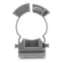 DeLOCK 22069 Soporte para fundas de cables con clip de cierre, 100 unidades, gris