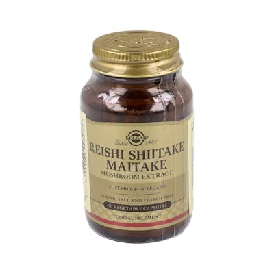 SOLGAR Reishi Shiitake Maitake 50 cápsulas vegetales SOLGAR Reishi Shiitake Maitake 50 cápsulas vegetales
