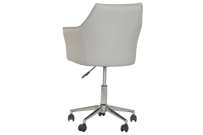 DKD Home Decor Silla PU Metal Gris