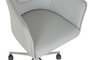 DKD Home Decor Silla PU Metal Gris