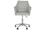 DKD Home Decor Silla PU Metal Gris