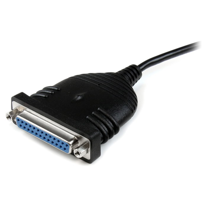 StarTech.com ICUSB1284D25 Cable Adaptador USB a Paralelo DB25 Negro
