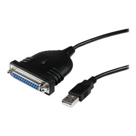 StarTech Adaptador de Impresora Paralelo DB25 a USB A - Cable 1.8 m Plug & Play para Windows, macOS, Linux