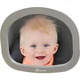 Dreambaby Espejo Retrovisor Trasero Grande para Coche DRE9312742812287, Ajustable EZY-Fit con Visión Gran Angular para Seguridad de Bebés y Niños
