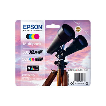 Epson Multipack 502 XL Black/Std. CMY Epson Multipack 502 XL Black/Std. CMY