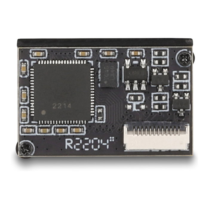 DeLOCK Módulo Escáner de Códigos de Barras 1D y 2D - Versión Alemana, Negro, FPC 12-pin, Derecho, Hembra, Compatible Universal