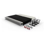 PATCHBOX patchbox.one Kabeleinzugssystem 8RU/STP (0,8 m) mit 24 Kassetten, Patchkabel Cat. 6a, U/FTP, PoE, grau