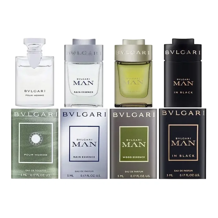 Bvlgari Set de Fragancias para Hombre con 4 Variantes de 5 ml Bvlgari Set de Fragancias para Hombre con 4 Variantes de 5 ml