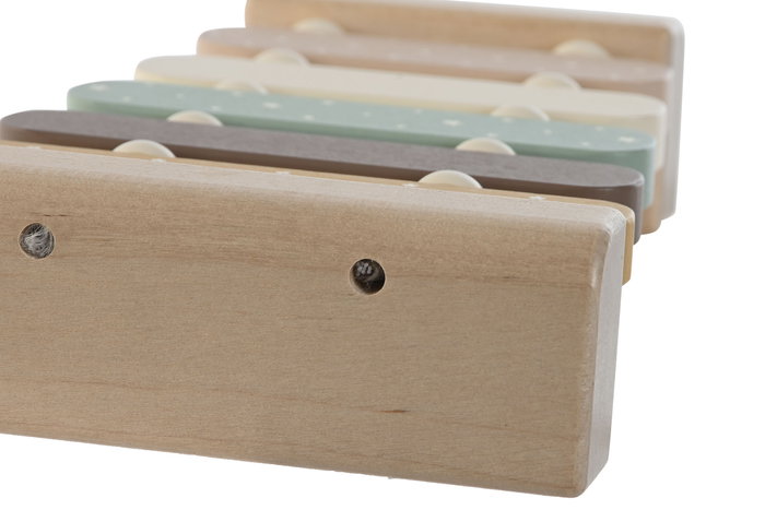 DKD Home Decor Xilofono Madera Multicolor Set de 2 Juguete Infantil 13 x 5 x 22 cm
