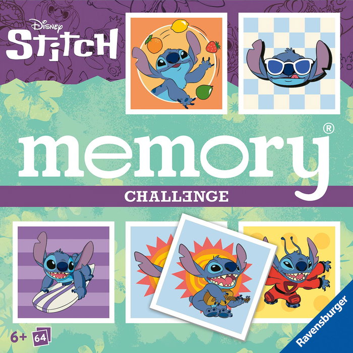 Ravensburger Memory Stitch Challenge 24697 Disney Juego de Memoria +6 Años Ravensburger Memory Stitch Challenge 24697 Disney Juego de Memoria +6 Años