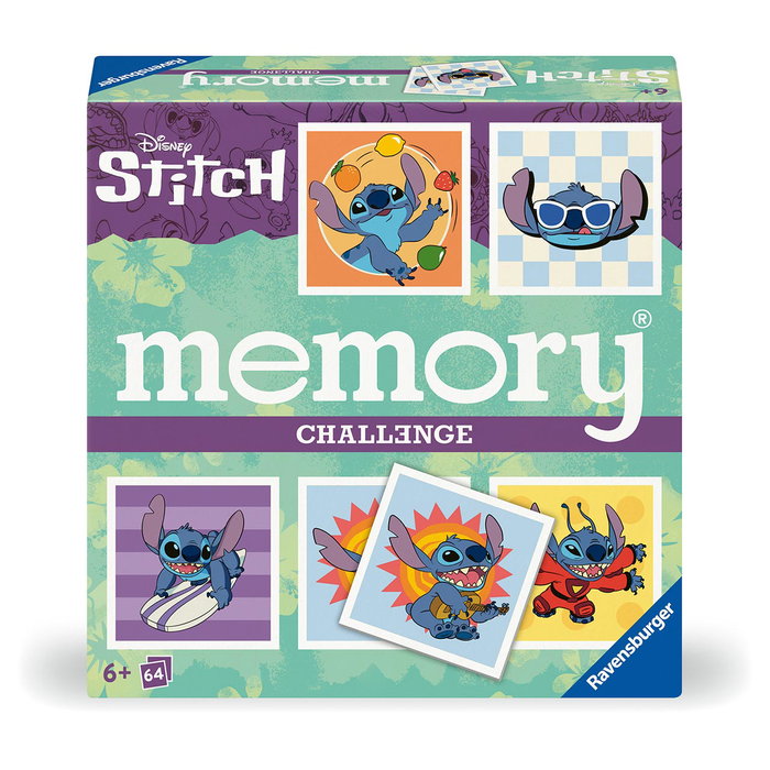 Ravensburger Memory Stitch Challenge 24697 Disney Juego de Memoria +6 Años Ravensburger Memory Stitch Challenge 24697 Disney Juego de Memoria +6 Años