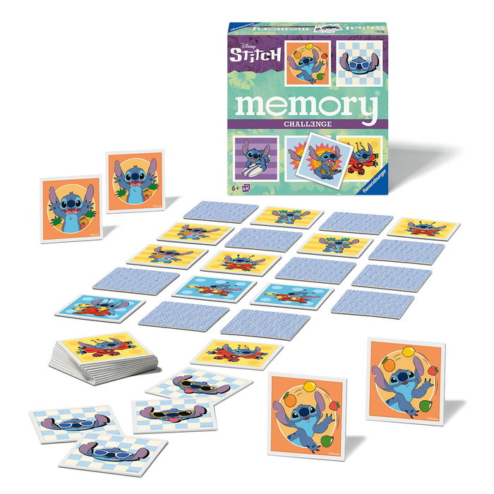 Ravensburger Memory Stitch Challenge 24697 Disney Juego de Memoria +6 Años Ravensburger Memory Stitch Challenge 24697 Disney Juego de Memoria +6 Años