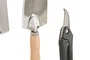 DKD Home Decor Set de 8 Utensilios de Aluminio con Taburete Green Leaves