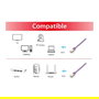 EQUIP 605659 Patchkabel Cat6A S/FTP 20m RJ-45 a RJ-45 Lila para 10 Gigabit Ethernet PoE+ Plug and Play